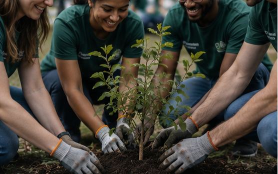 Community tree-planting drive